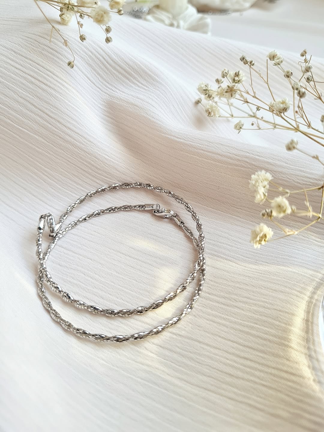 دستبند طرح ایتالیایی نقره ۹۲۵